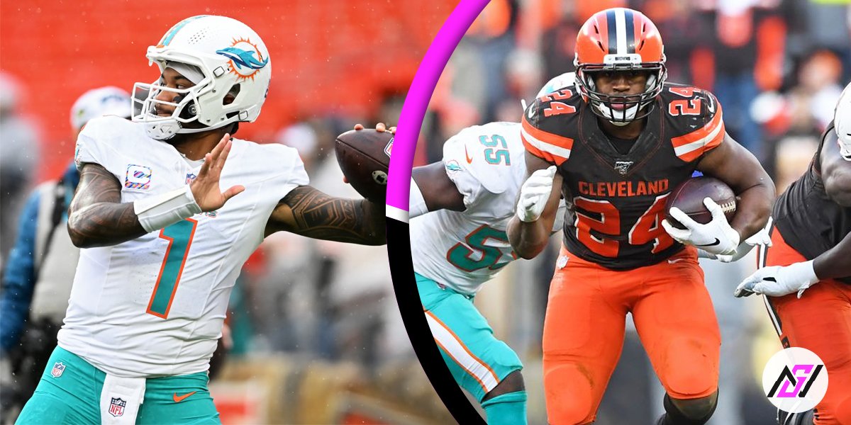 Miami Dolphins vs Cleveland Browns Match Player Stats