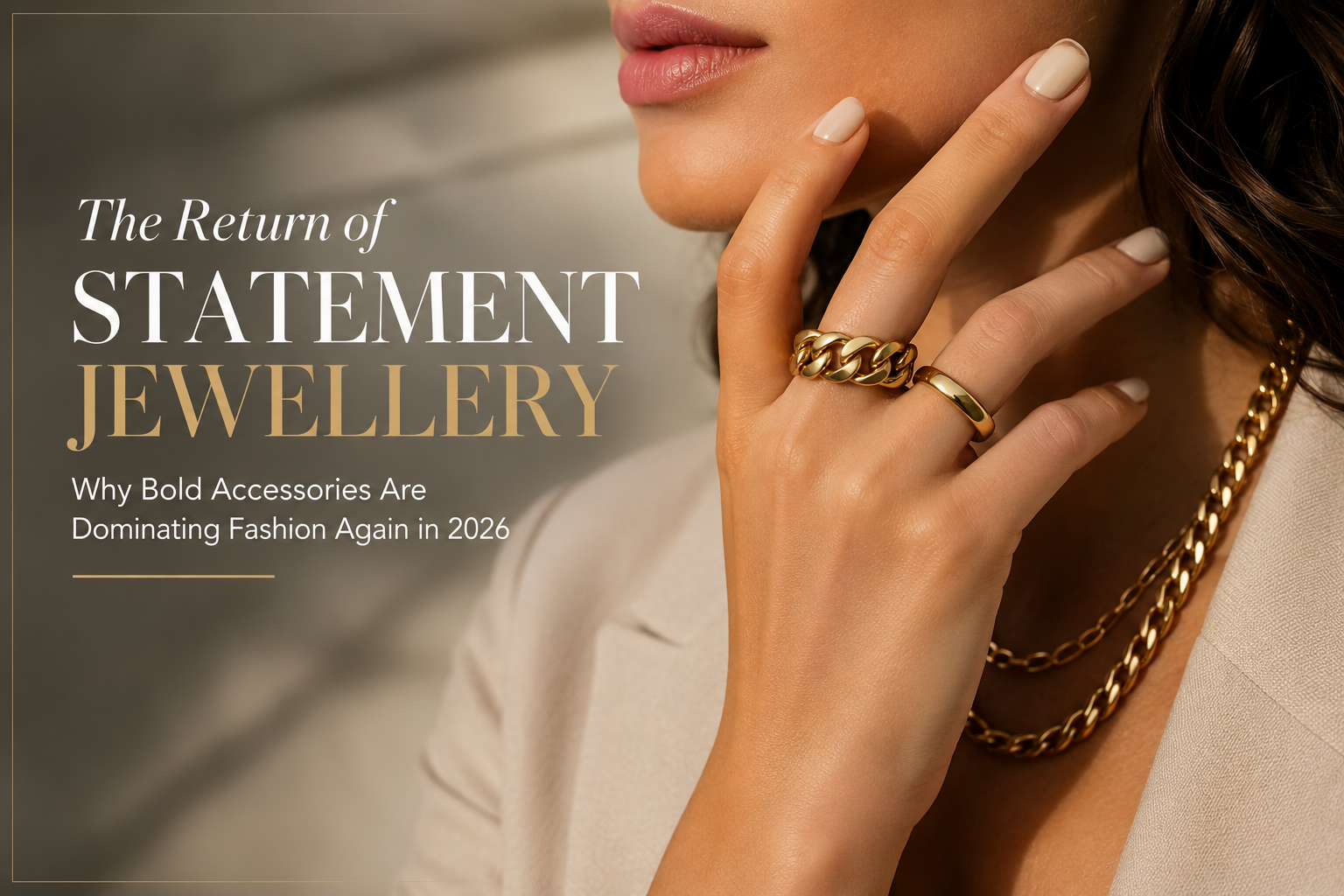 Statement Jewellery Is Dominating Fashion Again in 2026