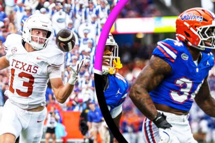 Texas Longhorns Football vs Florida Gators Football Match Player Stats