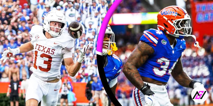 Texas Longhorns Football vs Florida Gators Football Match Player Stats